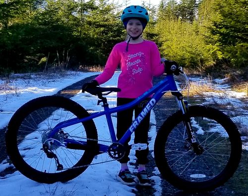 Customer photo review of Cable Kids Mountain Bike
