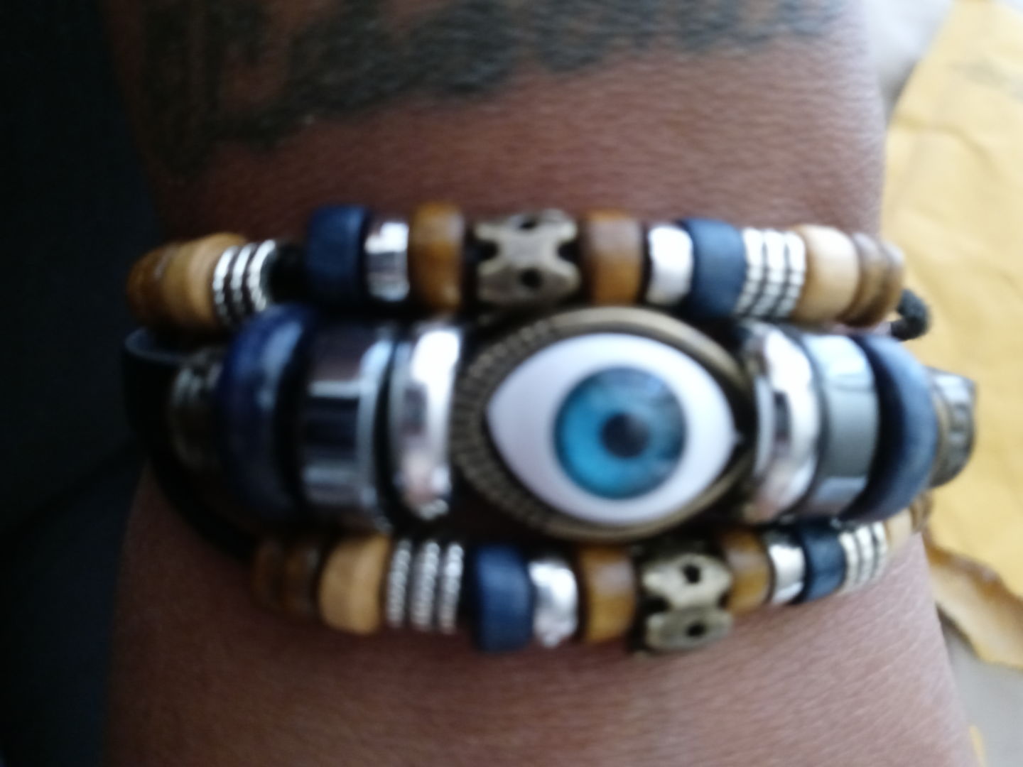 Customer photo review of Anti-jealousy Evil Eye Bracelet