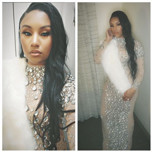 Customer photo review of Kaelie Rhinestone Dress(Ready To Ship)