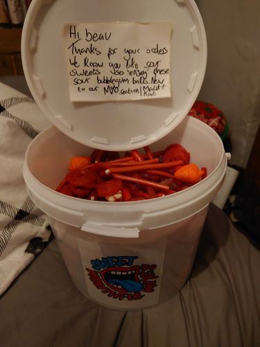 Customer photo review of 5kg Bucket Mix Your Own
