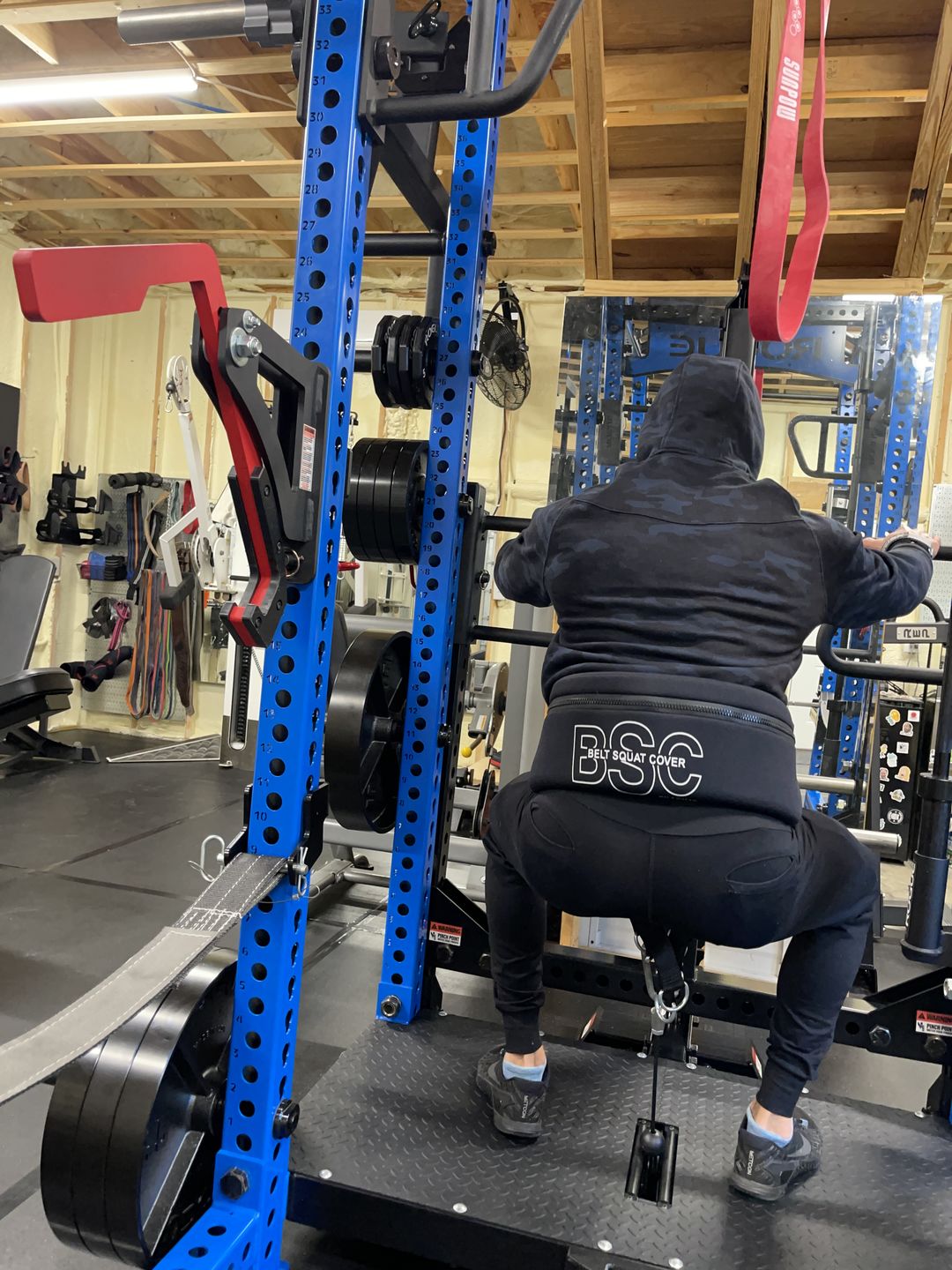 Customer photo review of BELT SQUAT COVER