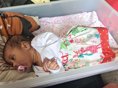 Customer photo review of My 1st Christmas Skirt Set