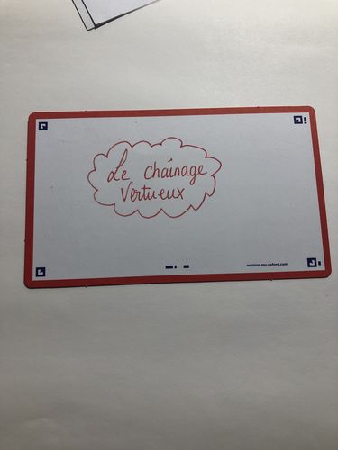 Avis photo d'un client sur Flashcards FLASH 2.0 OXFORD # 80 cartes 7,5 x 12,5 cm - uni blanc