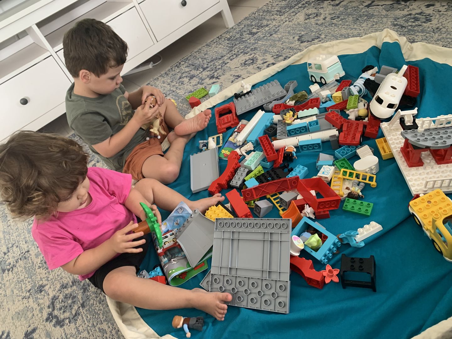 Customer photo review of Ocean Blue Original Play Pouch