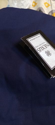 Customer photo review of Duke Navy Blue Wash and Wear Unstitched