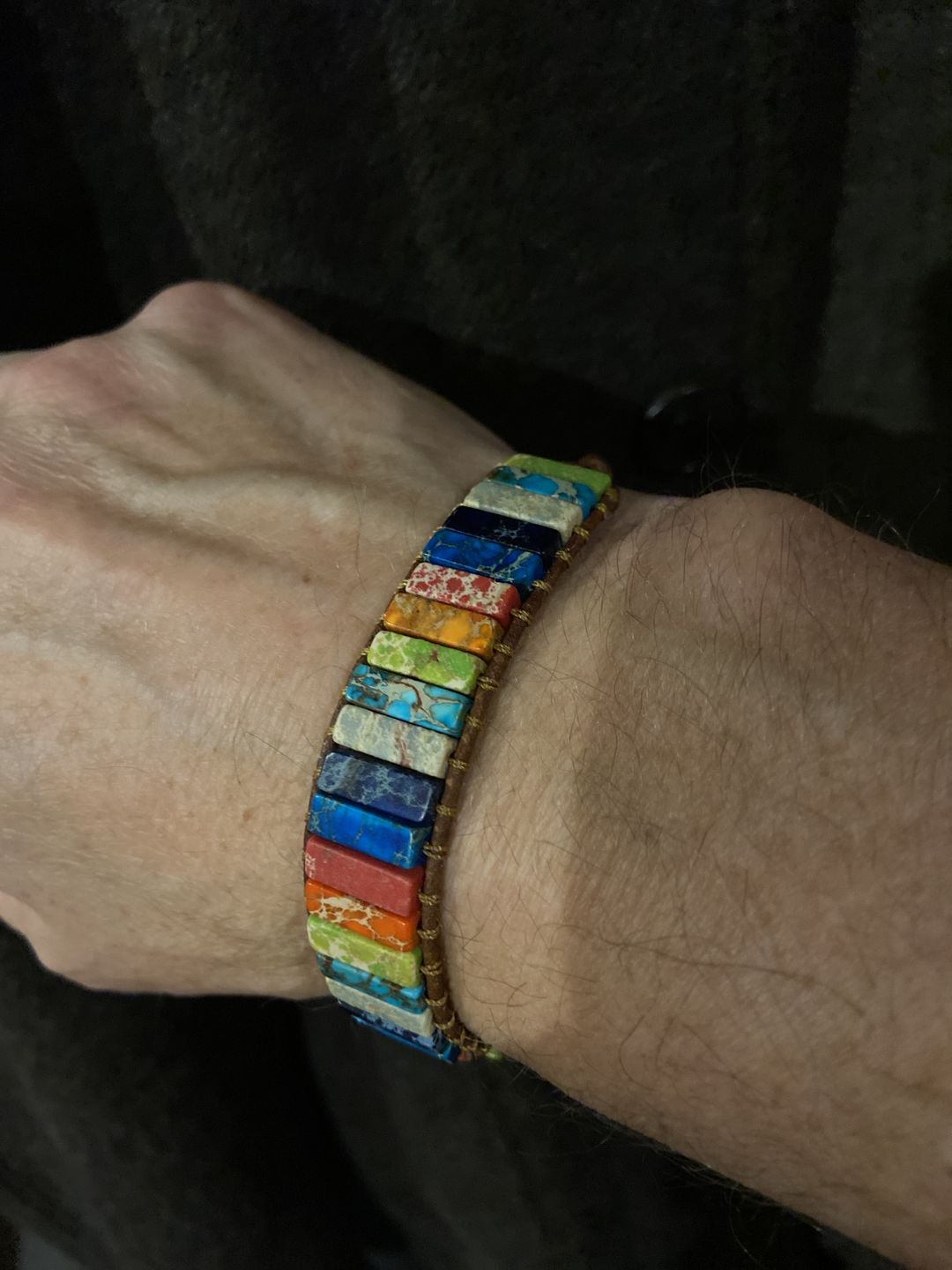 Customer photo review of Chakra Energy Bracelet