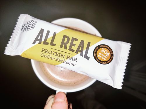 Customer photo review of Pumpkin Spice Protein Bar 60g 12 Pack *Limited Edition*