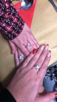 Customer photo review of Daughter | I Held You First | Love Knot Ring