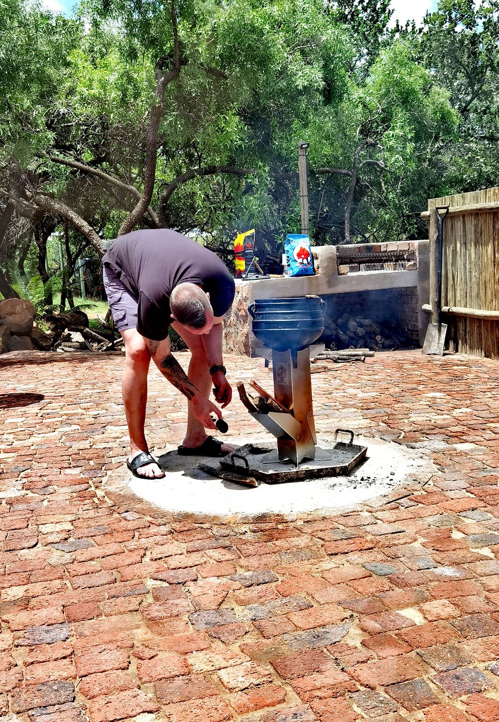 Customer photo review of BraaiPlank™ ROCKETSTOVE+