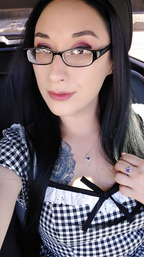 Customer photo review of Bardot Beauty Dress in Black Gingham - Vixen by Micheline Pitt