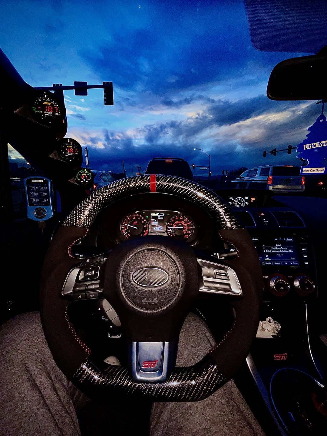 Customer photo review of 2015-21 Carbon D-Shape Steering Wheel