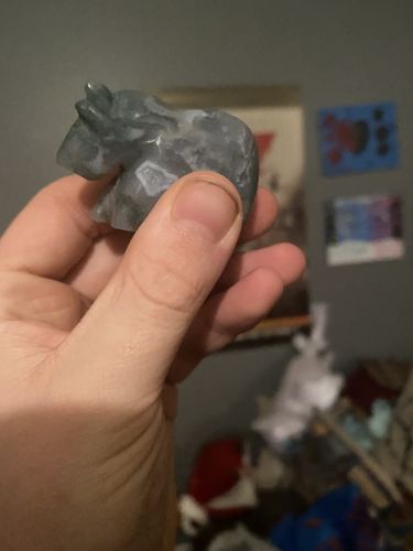 Customer photo review of Moss Agate Bear
