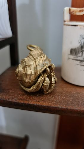 Customer photo review of Brass Hermit Crab Bell