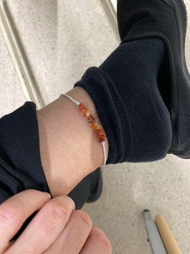 Customer photo review of Carnelian Bracelet