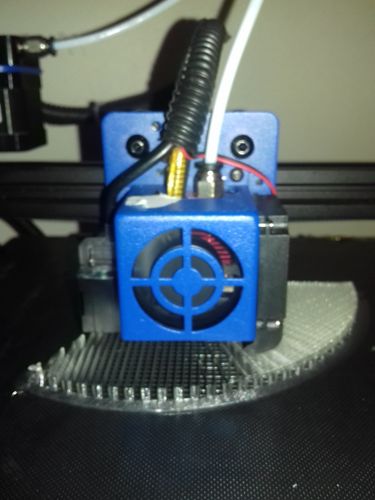 Customer photo review of Tronxy 1.75mm Orange Extruder Hotend With 0.4mm Nozzle Part