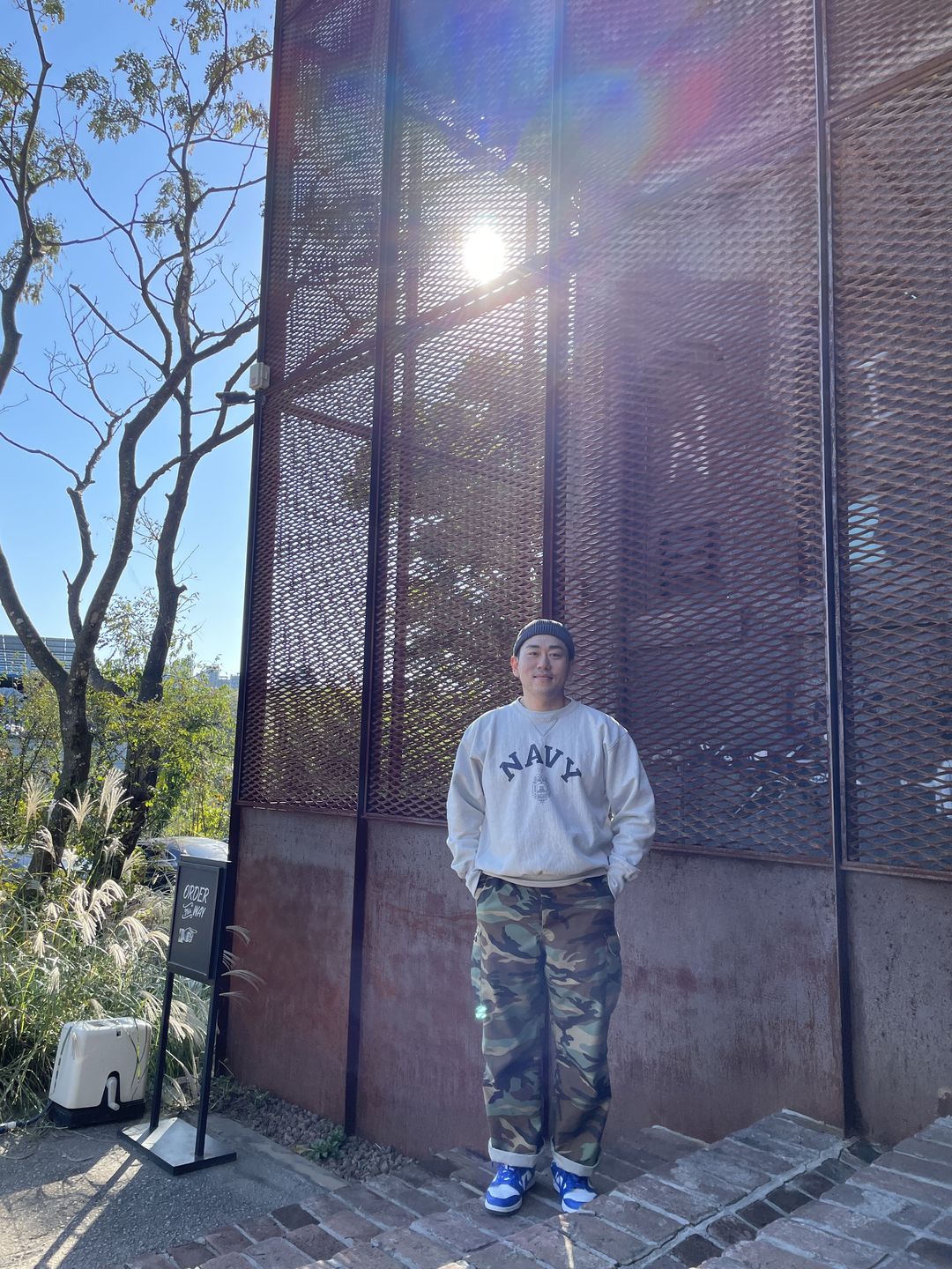Customer photo review of US Naval Academy Reverse Weave Sweatshirt