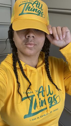 Customer photo review of I Can Do All Things "Oakland" Trucker