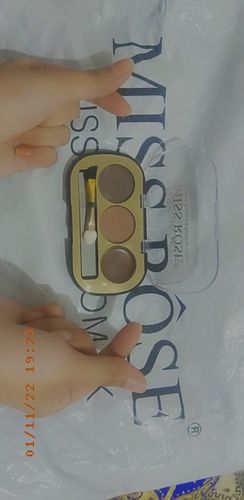 Customer photo review of Miss Rose 3 Colors Eyebrow Powder