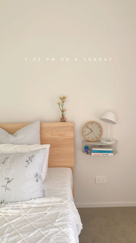 Customer photo review of BUNDLE - FOLD Bedside Table x2