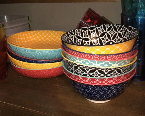 Customer photo review of Mosaian Soup Bowls - Set of 6