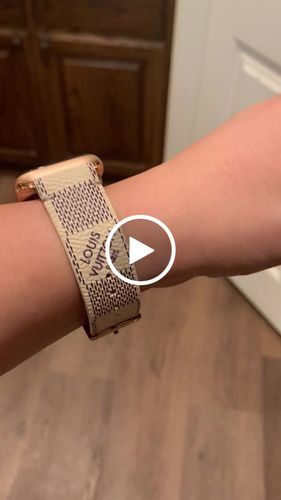 Customer photo review of Apple Watch Band Classic LV Monogram Damier Azur