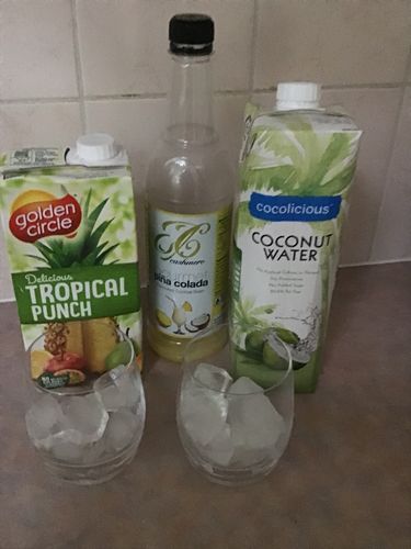 Customer photo review of Piña Colada Cocktail Mix