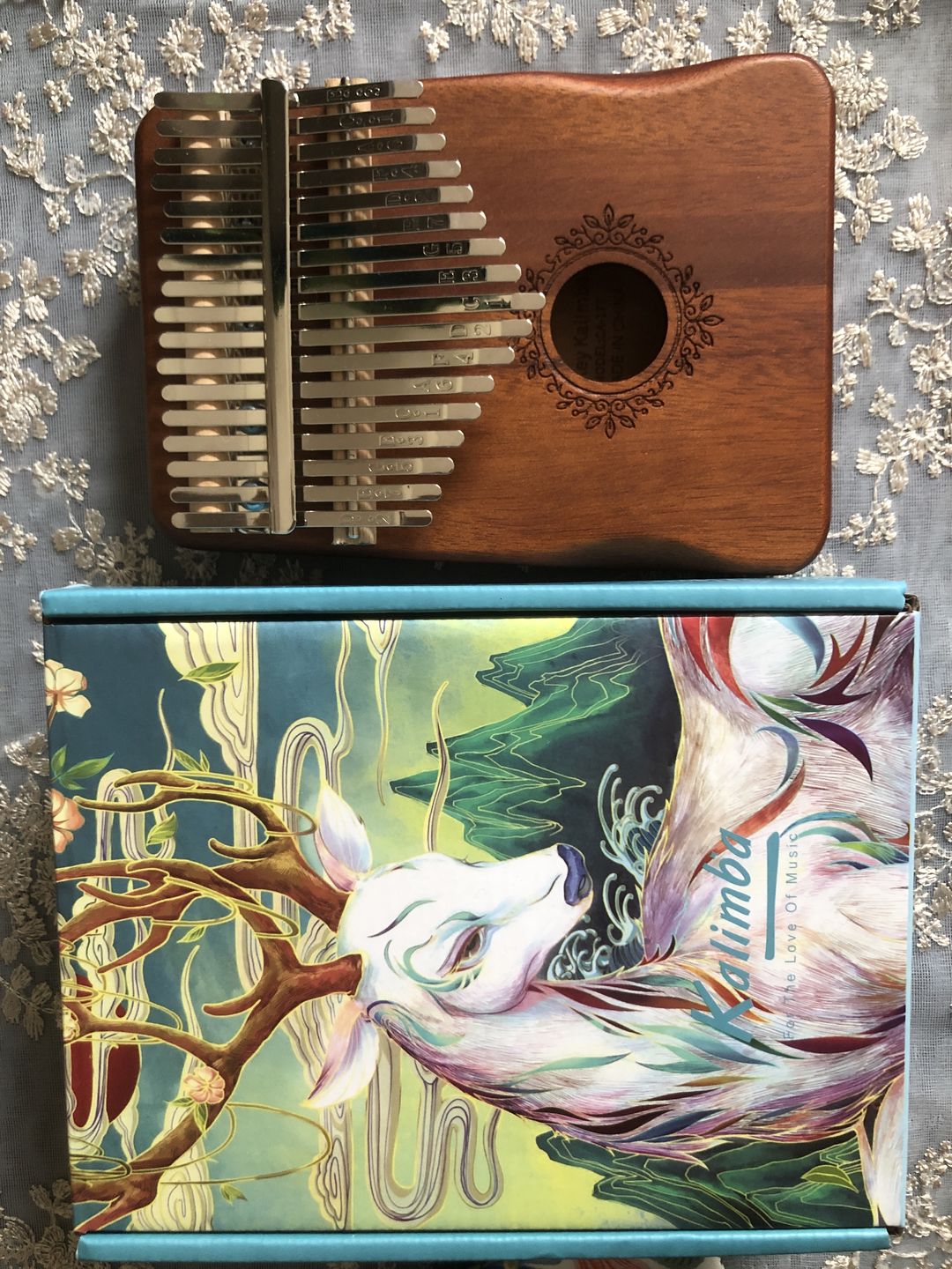 Customer photo review of Kalimba 17 Key Classic Natural (3 colours)