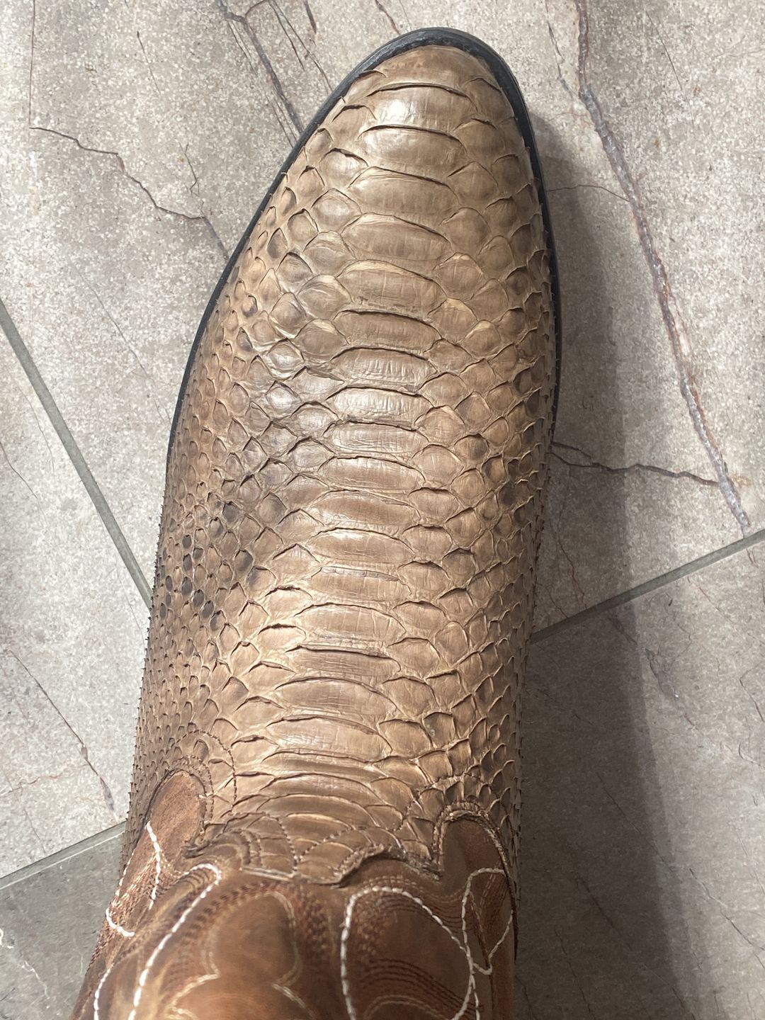 Customer photo review of Men's Manning Python Western Boots