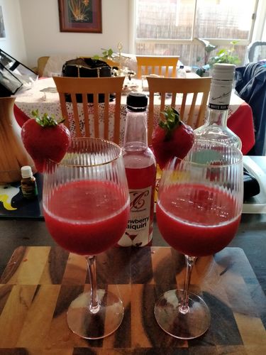 Customer photo review of Strawberry Daiquiri Cocktail Mix