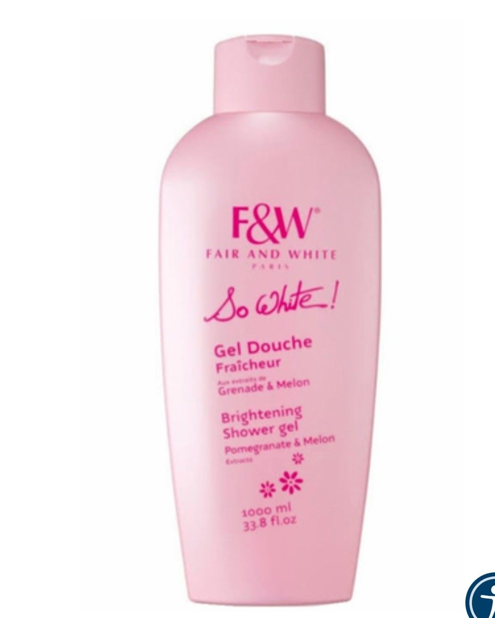 Customer photo review of Fair and White So White! Refreshing Shower Gel With Pomegranate And Melon Extracts (Jumbo-1000ml / 33.81 fl oz)