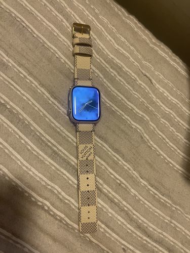 Customer photo review of Apple Watch Band Classic LV Monogram Damier Azur