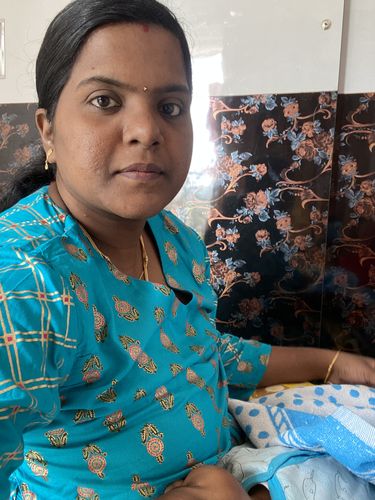 Customer photo review of Copper Sulphate Blue and Gold Festive Maxi