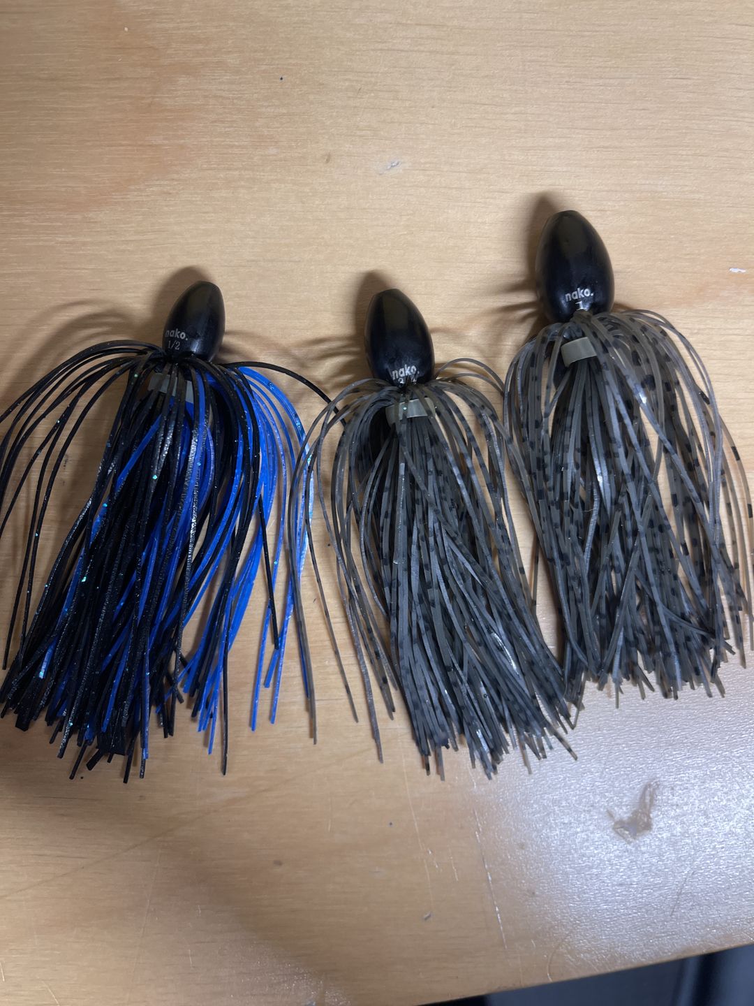 Customer photo review of 97% Purity Tungsten Skirted Punch Weights 3 Colors | 3 Piece | Bulk Pack