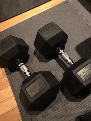 Customer photo review of Hex Head Dumbbell (singles)