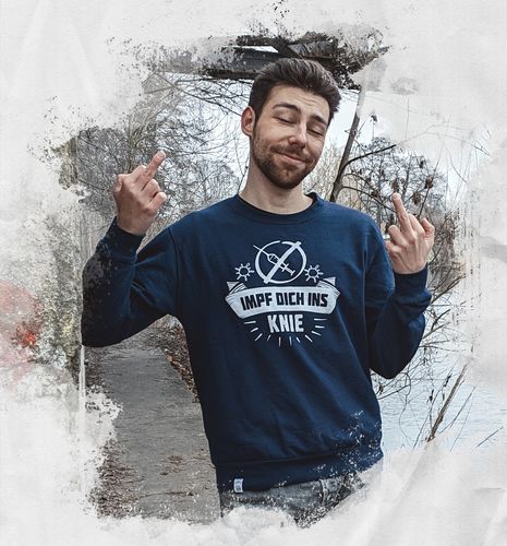 Customer photo review of SWEATER BUBEN • IMPF DICH INS KNIE / #IMPFTEUCHINSKNIE