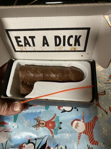 Customer photo review of Eat a Dick - The Chocolate Dick