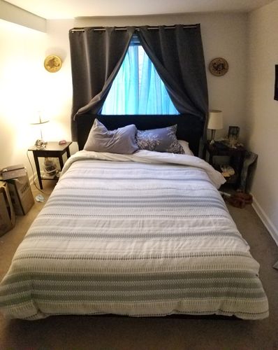 Customer photo review of Renewed Lost Coast Organic Duvet Cover, King