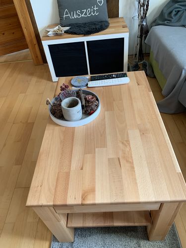 Customer photo review of Couchtisch Bonn Buche