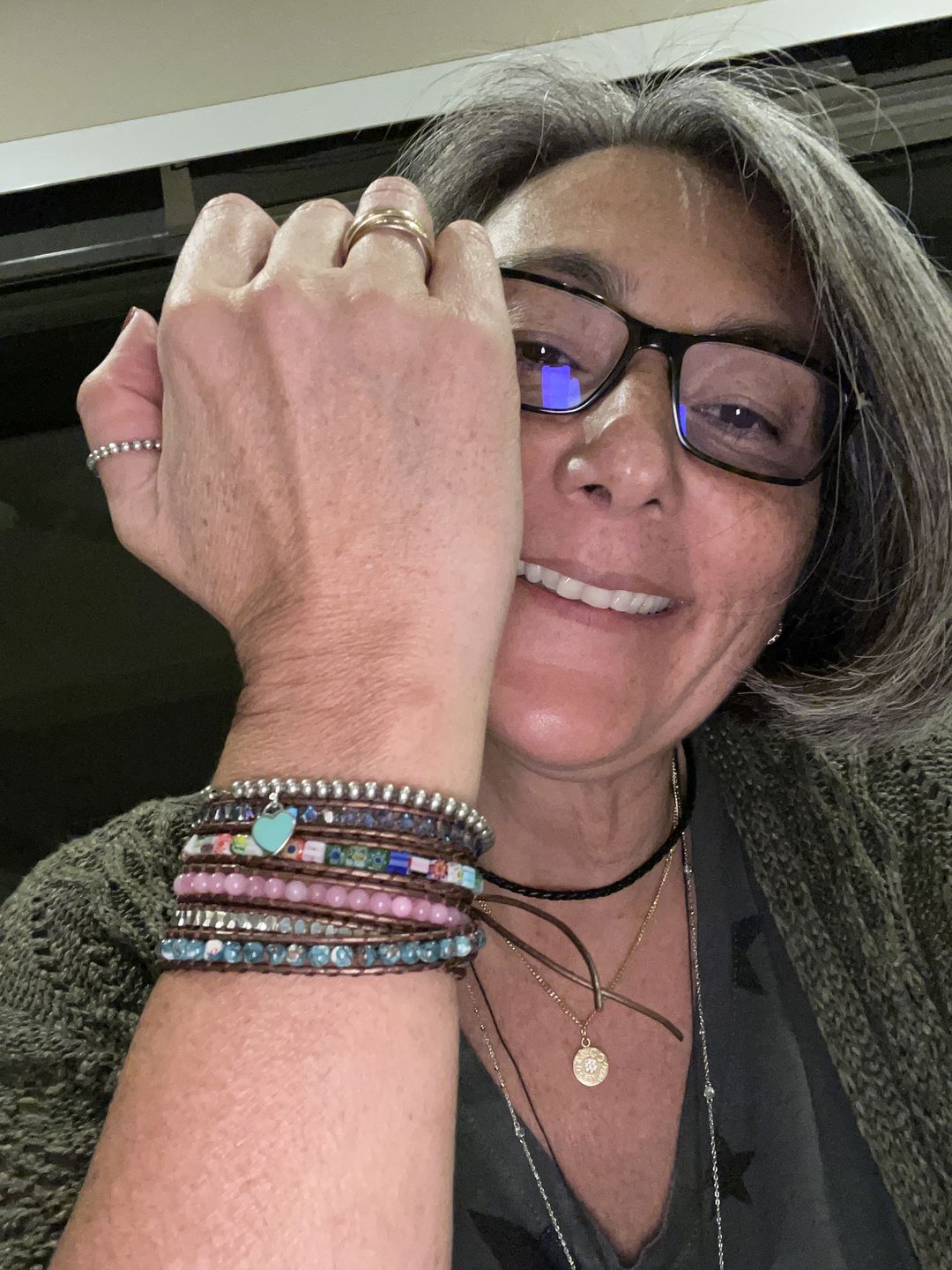 Customer photo review of Healing Flower Protection Wrap Bracelet