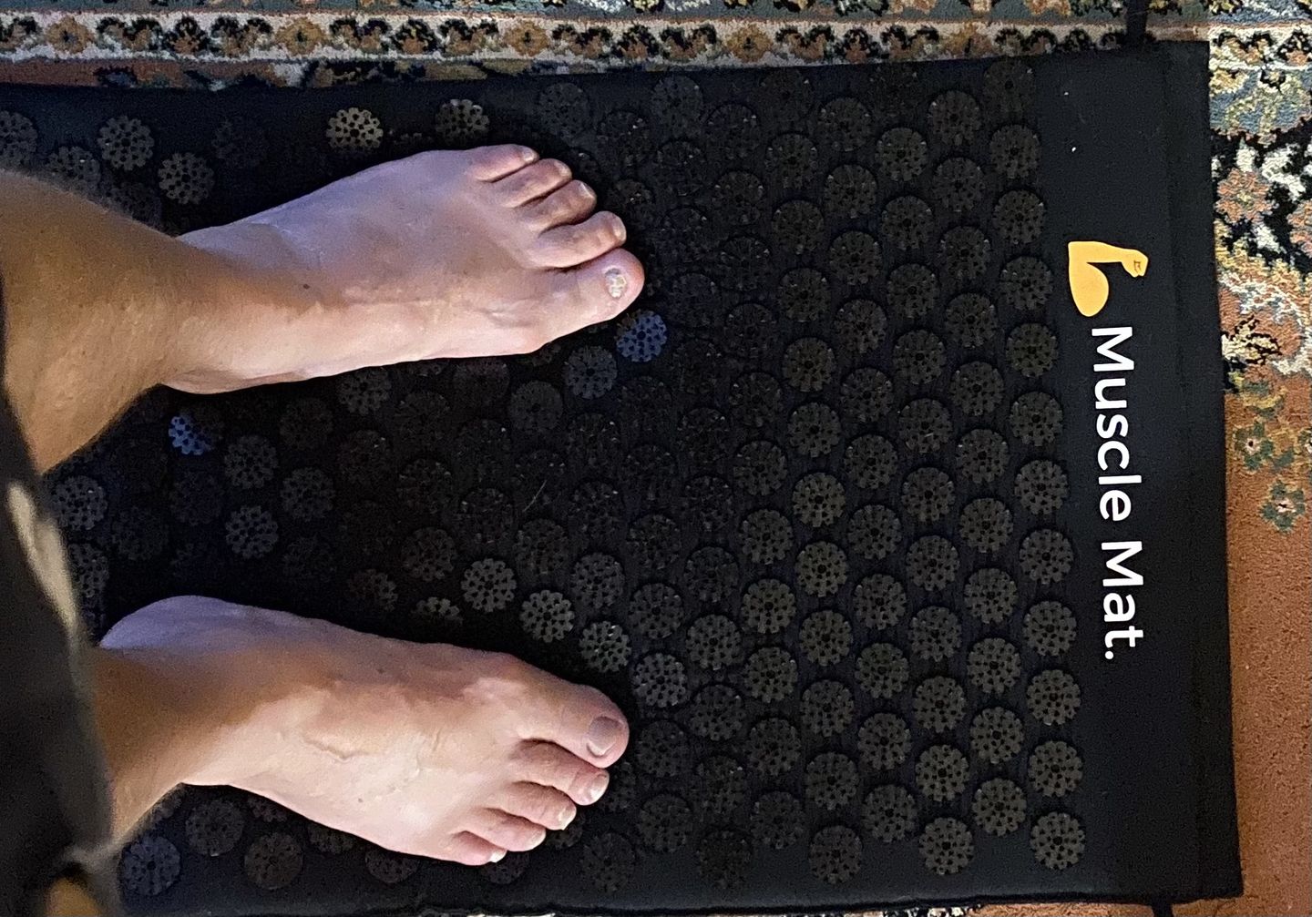 Customer photo review of Muscle Mat Luxury Acupressure Mat With Pillow
