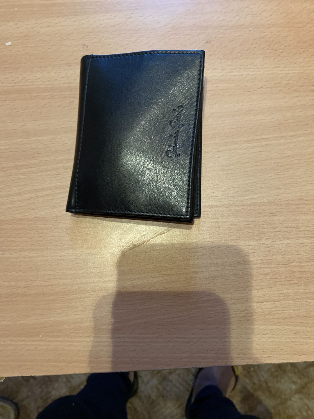 Customer photo review of Folder Boy bi-fold wallet