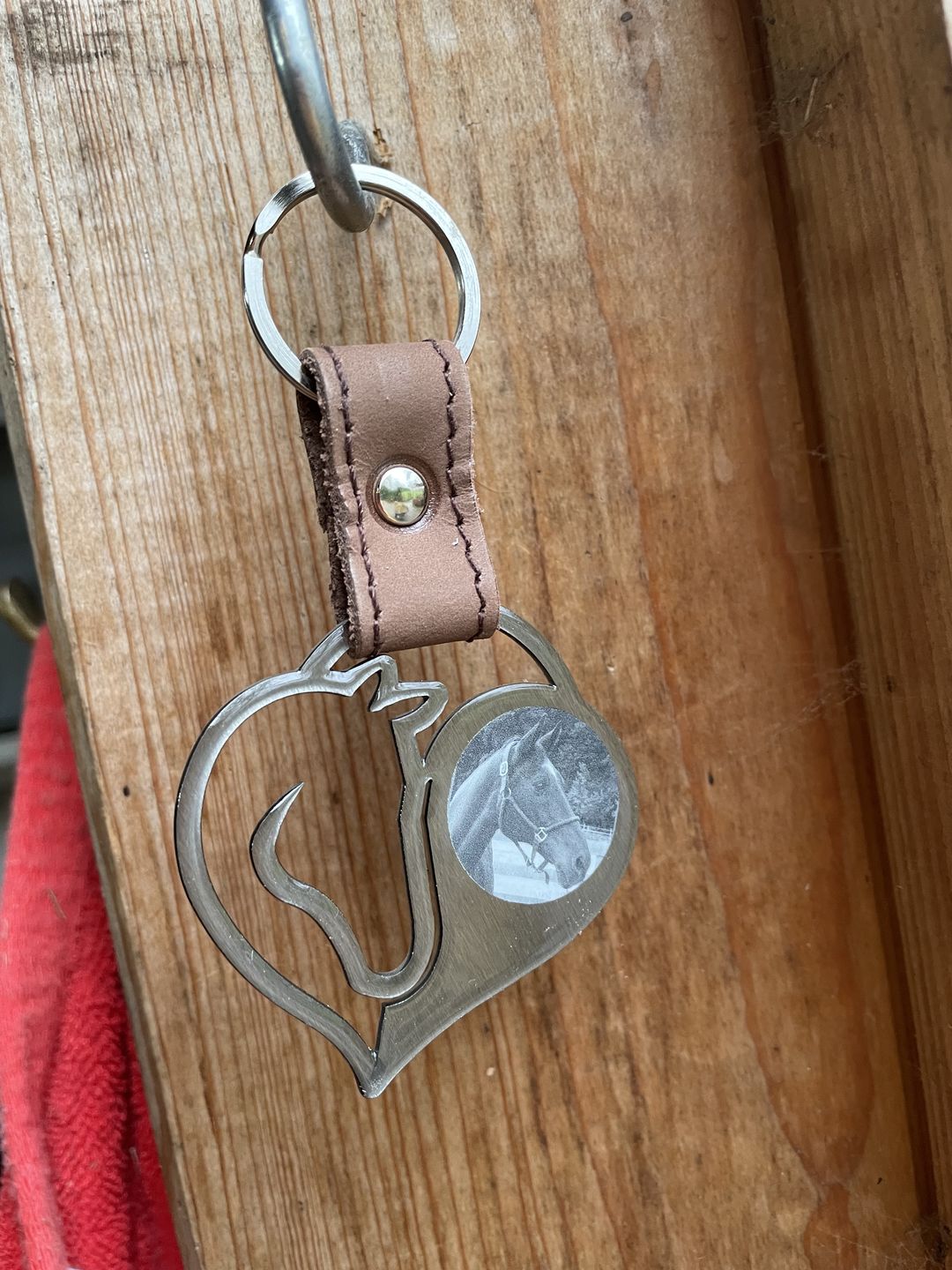 Customer photo review of Schlüsselanhänger Pferdeliebe