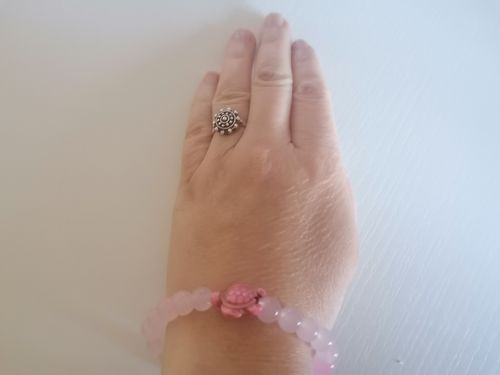 Customer photo review of "Turtle" tracking bracelet