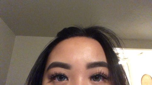Customer photo review of Vika tricolor Grey Colored Contact Lenses