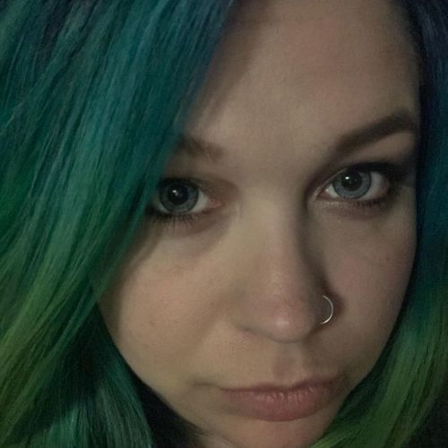 Customer photo review of Vika tricolor Grey Colored Contact Lenses