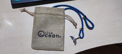 Customer photo review of "Whale" tracking bracelet