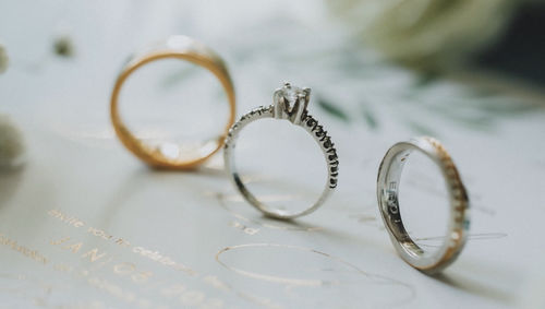 Customer photo review of Algarve Two Tone Wedding Rings
