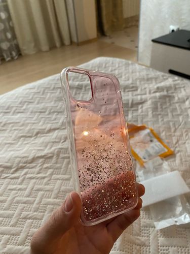 Customer photo review of Glitter Bling Sequins iPhone 11 Case