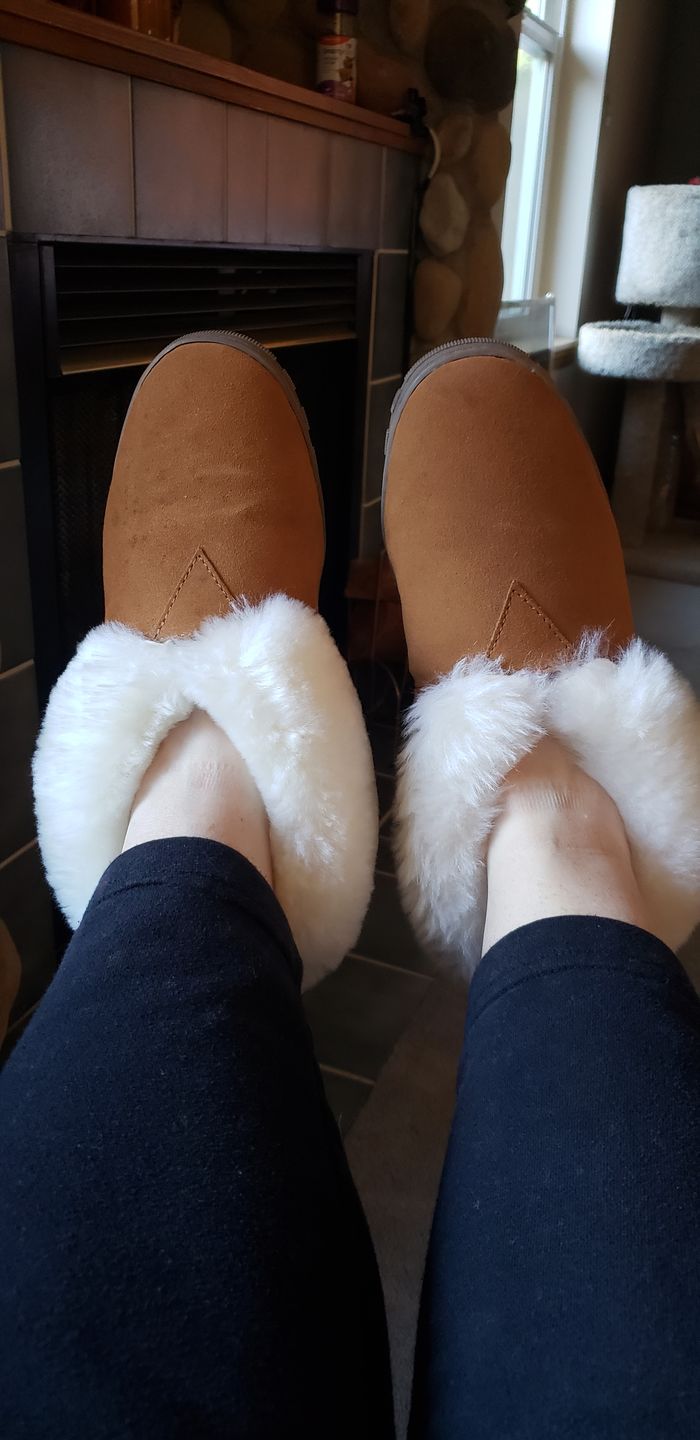 Customer photo review of LADIES SHEEPSKIN BOOTIE