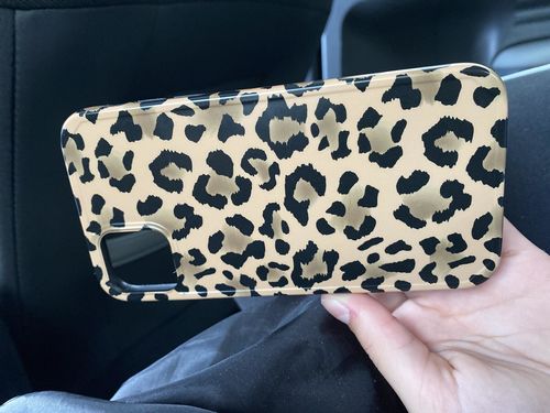 Customer photo review of Luxury Leopard Spot iPhone case